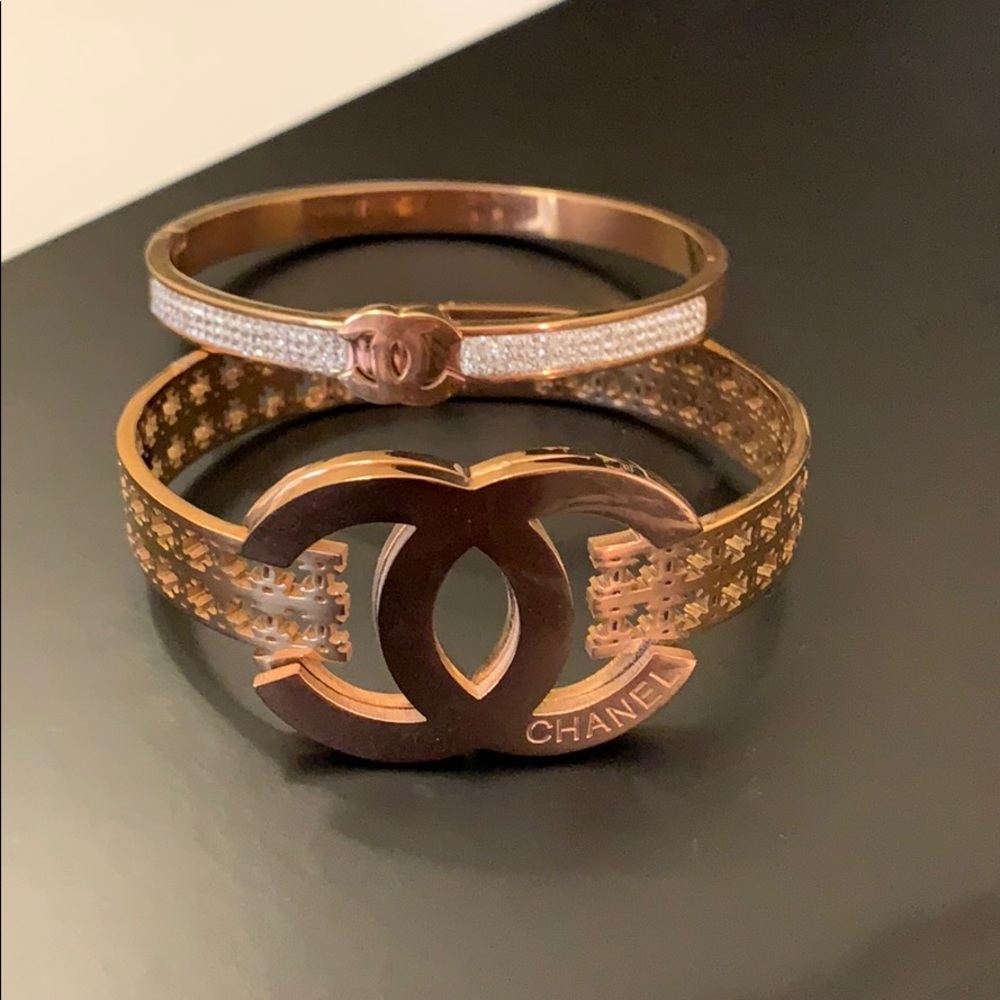 FUN FASHION ROSE GOLD BRACELETS! STAINLESS STEAL